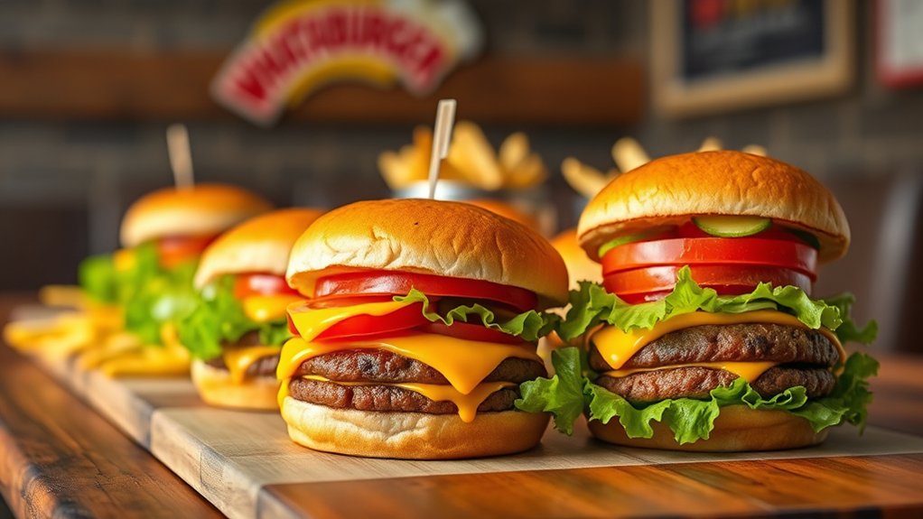 7 Must-Try Whataburger Menu Items and Prices | Frank's Pizza & Restaurant classic burgers with customizable toppings