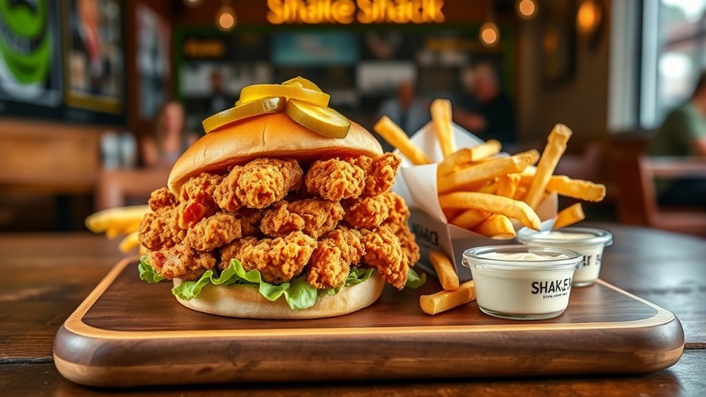 7 Must-Try Shake Shack Menu Items With Prices | Frank's Pizza & Restaurant juicy fried chicken sandwich
