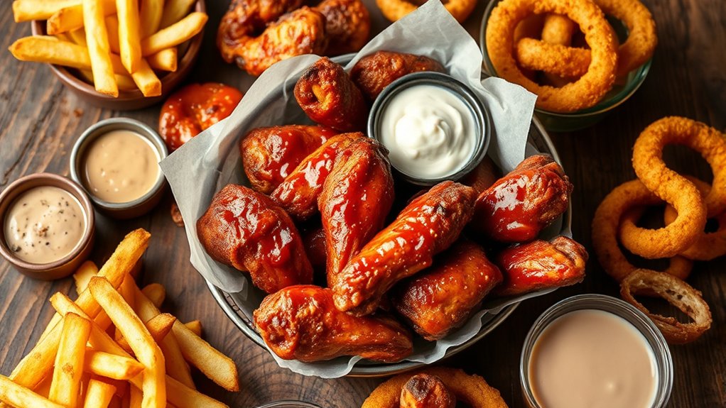 3 Must-Try Items From the Wingstreet Menu With Prices | Frank's Pizza & Restaurant perfect wing side pairings