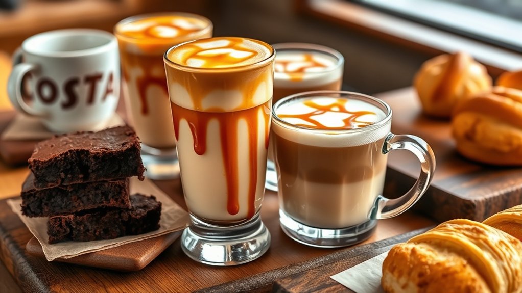 7 Must-Try Costa Coffee Menu Items With Prices | Frank's Pizza & Restaurant sweet creamy beverage options